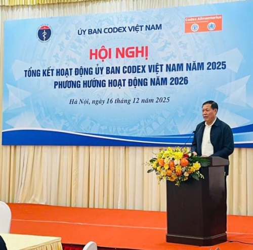 Thứ trưởng Bộ Y tế Đỗ Xuân Tuyên nhấn mạnh Ủy ban Codex Việt Nam